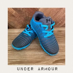 UNDER ARMOUR - Blue/Gray Gradient Toddler Sneaker - SZ: 7